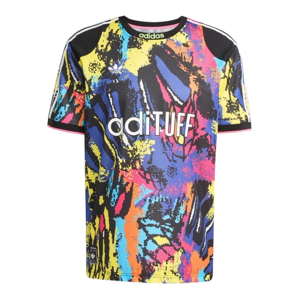 adidas Originals Men's Archive AdiTUFF AOP Jersey Multicolor Size LARGE KD4800